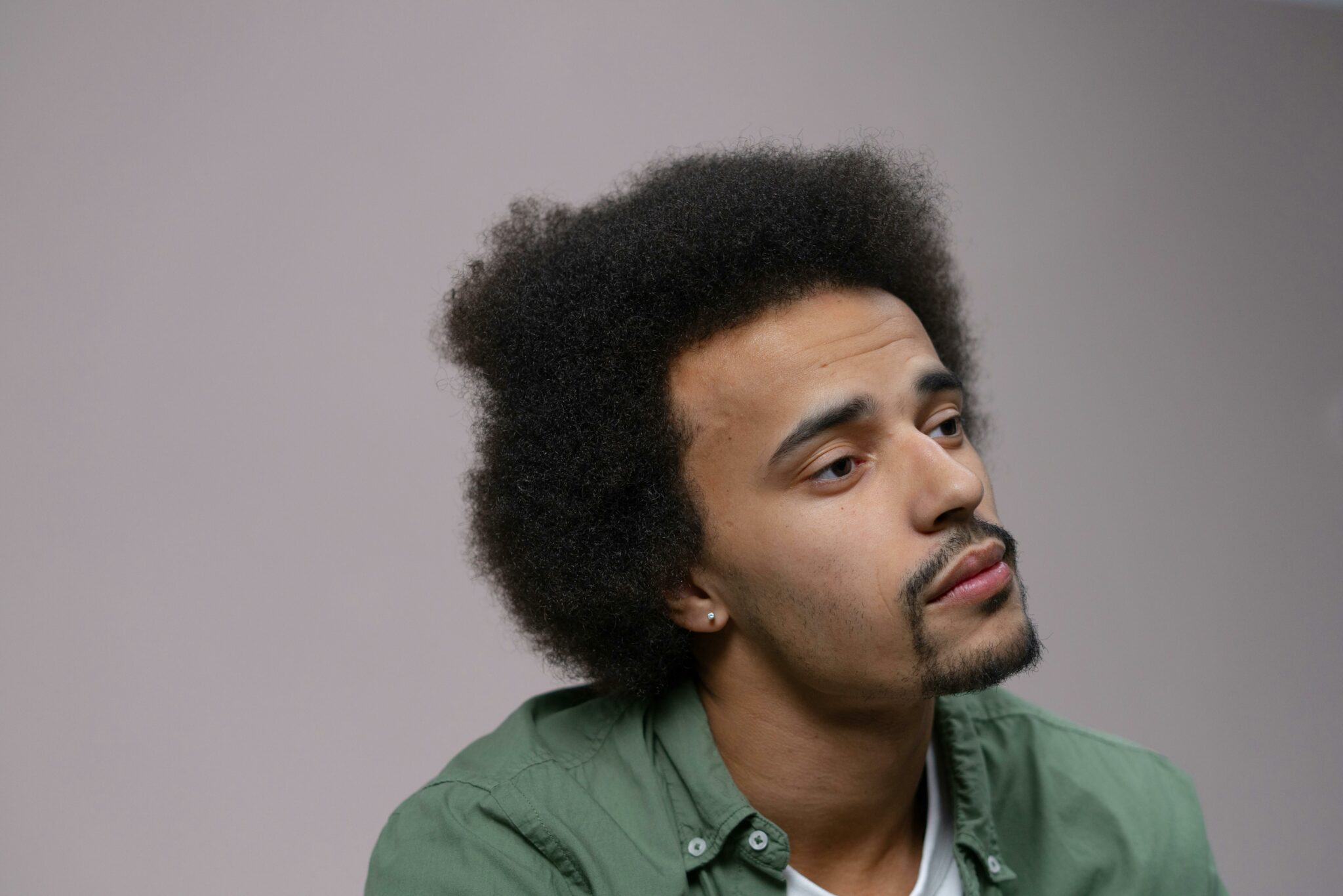 homme afro shrinkage